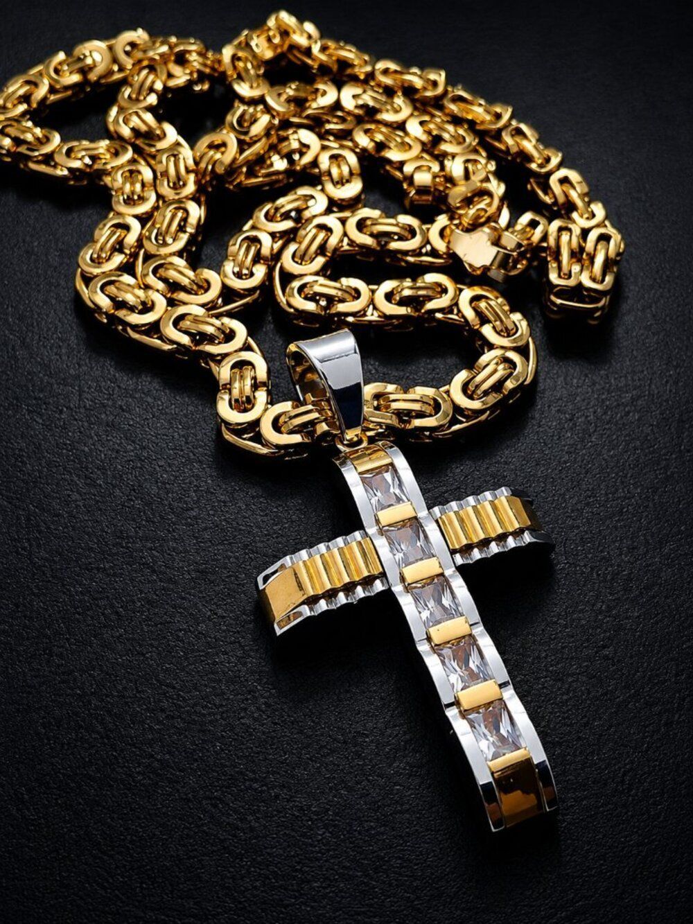 Byzantine Cross Necklace 